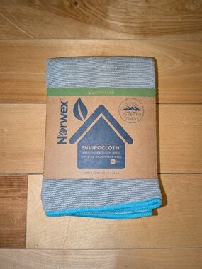 Norwex EnviroCloth Gray with Teal Trim